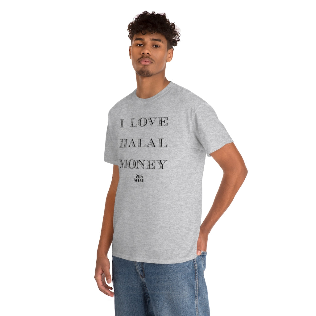 “I LOVE HALAAL MONEY” Heavy Cotton Tee