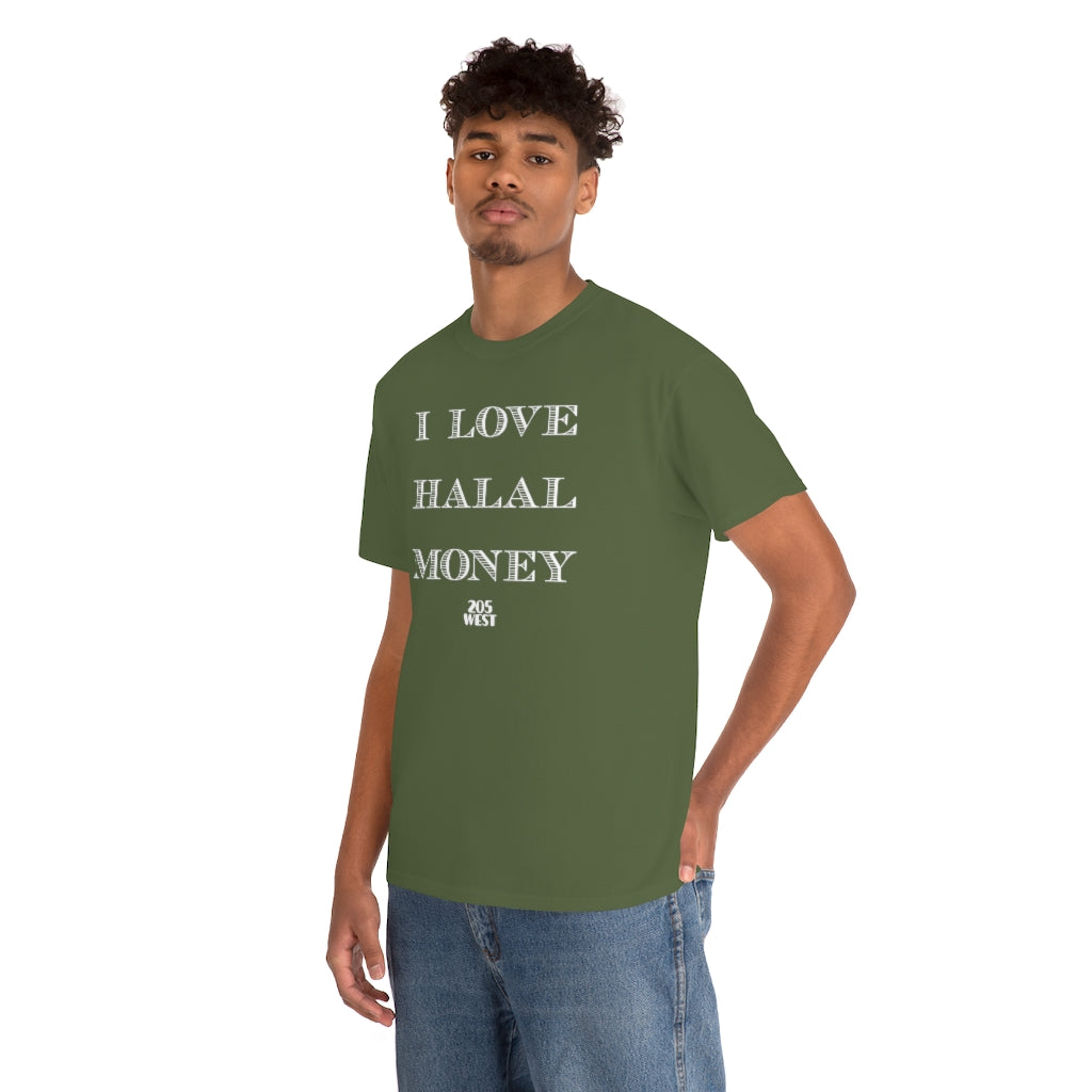 “I LOVE HALAL MONEY” Heavy Cotton Tee
