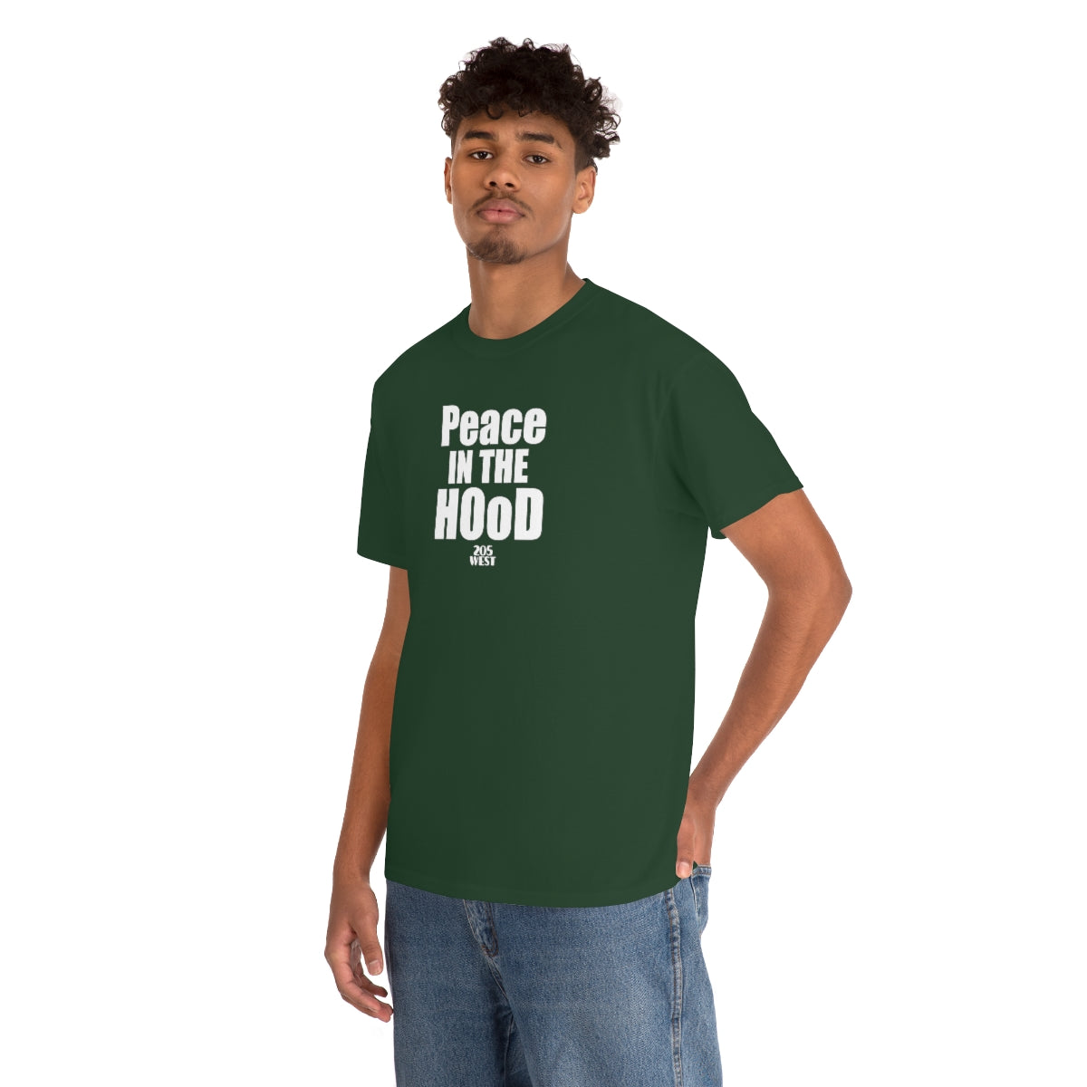 “Peace In The HOoD” Heavy Cotton Tee