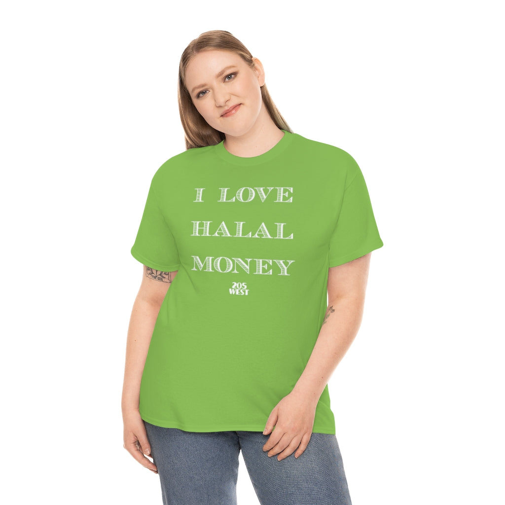 “I LOVE HALAL MONEY” Heavy Cotton Tee