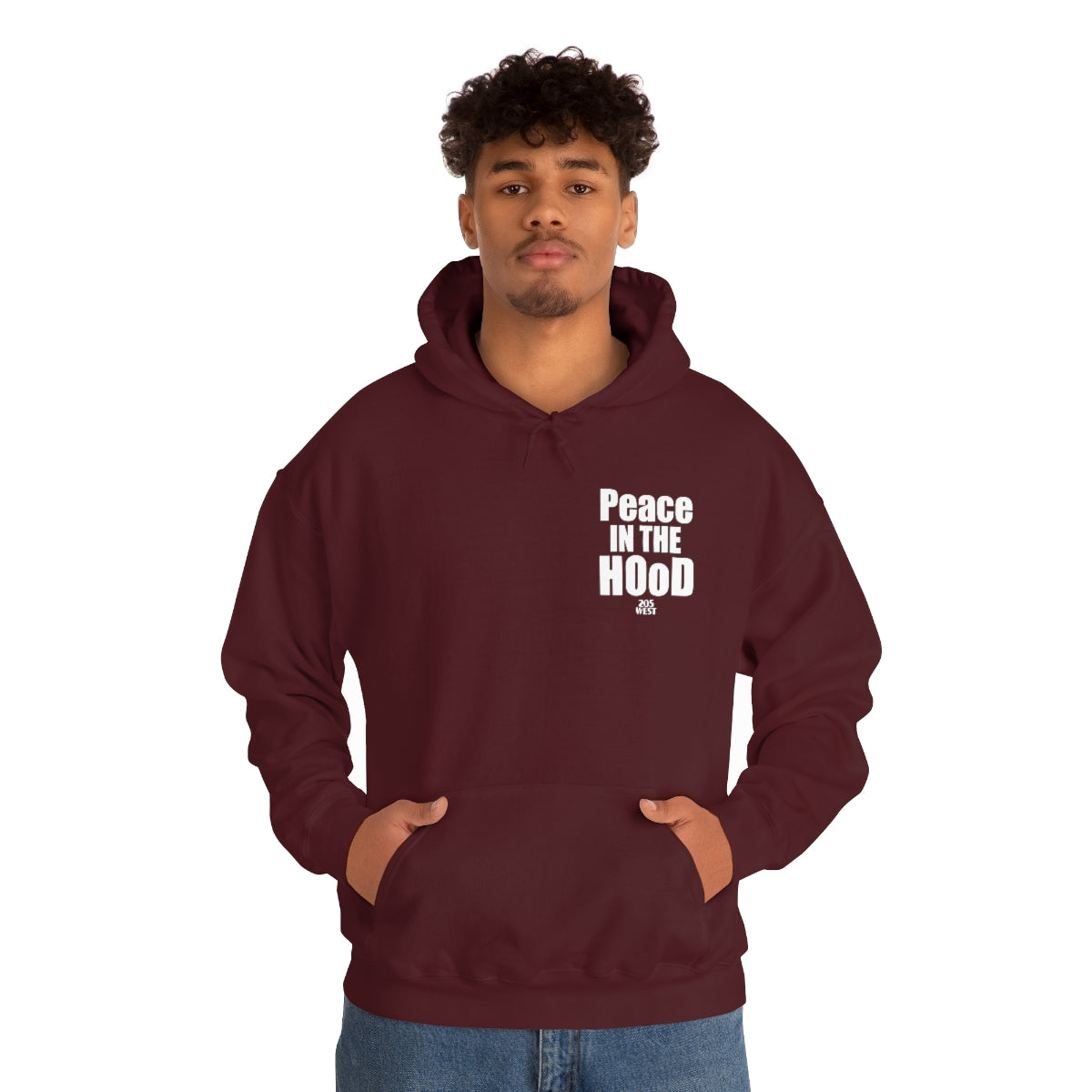 “Peace In The HOoD” Heavy Blend™ Hooded Sweatshirt