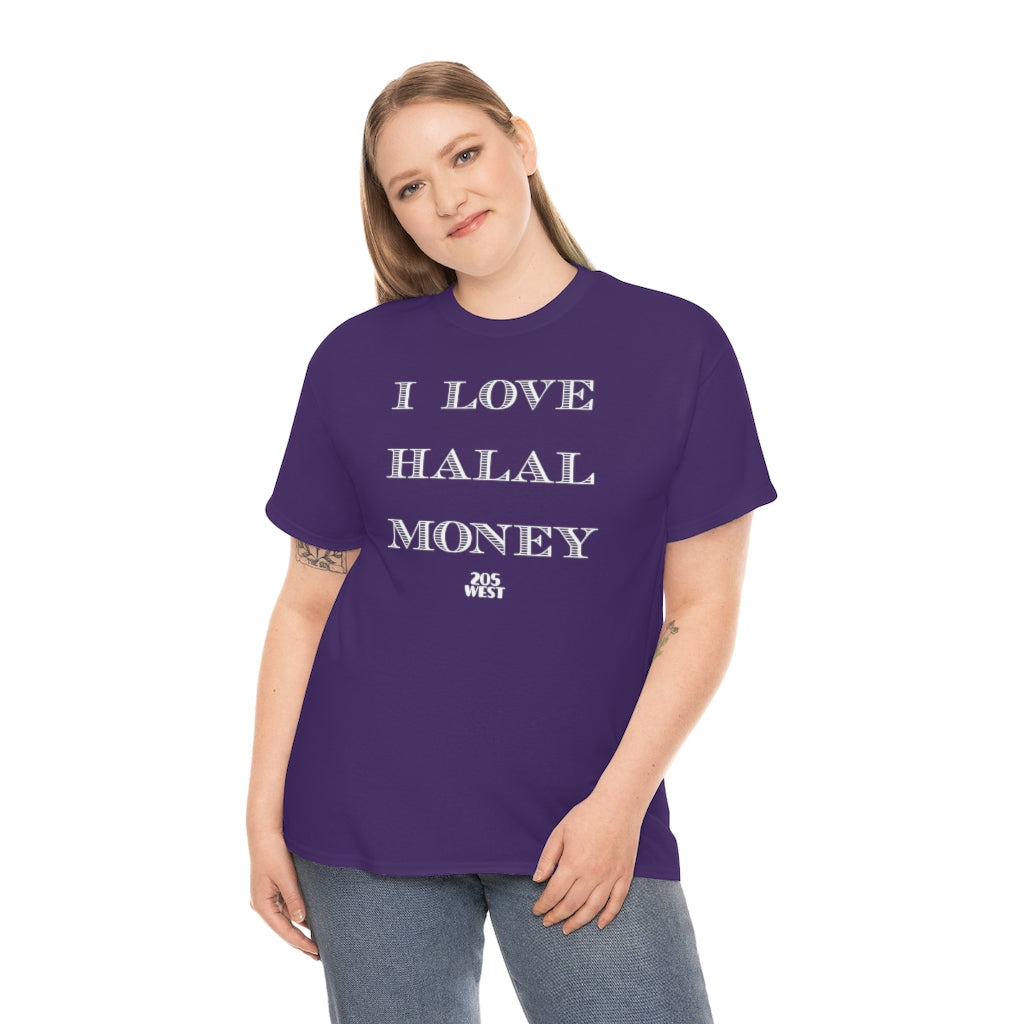 “I LOVE HALAL MONEY” Heavy Cotton Tee