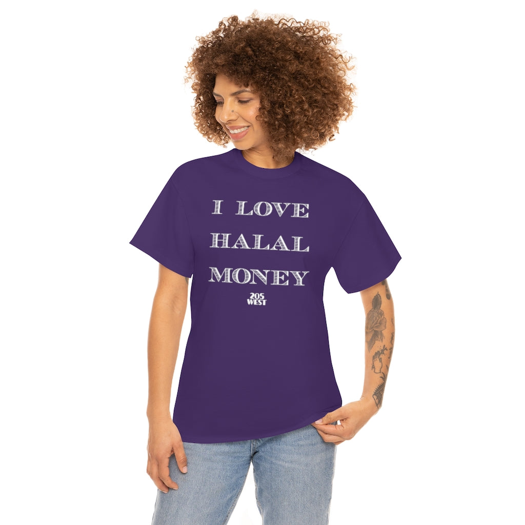 “I LOVE HALAL MONEY” Heavy Cotton Tee