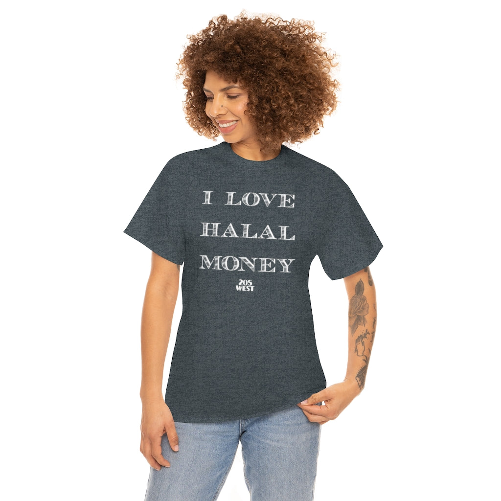 “I LOVE HALAL MONEY” Heavy Cotton Tee
