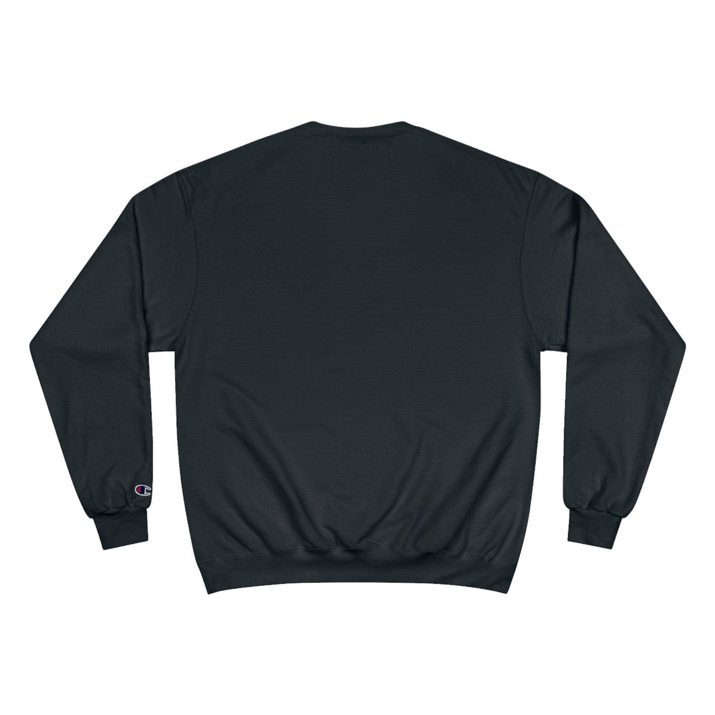 NECESSITY IS THE MOTHER OF HUSTLIN(white over black)Champion Sweatshirt