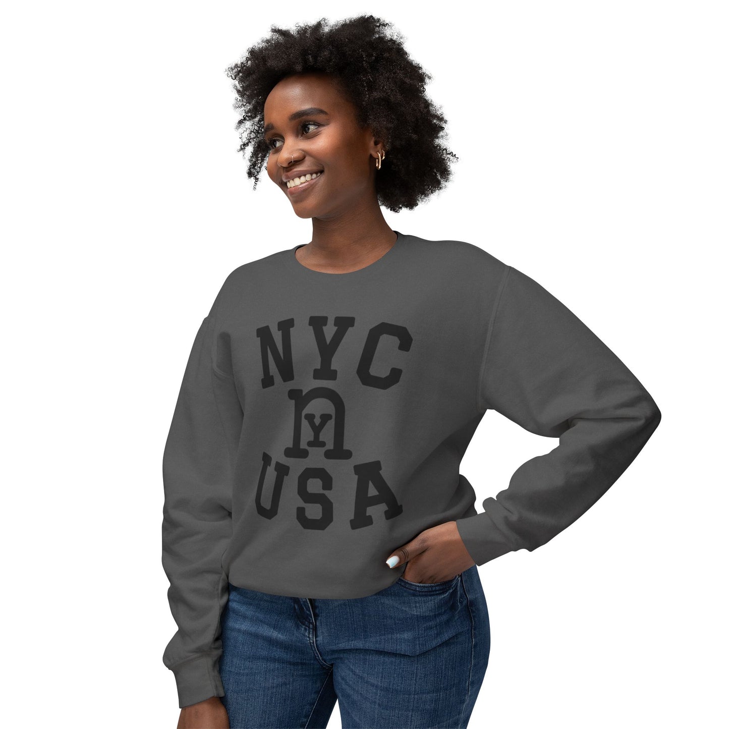 nY Lightweight Crewneck Sweatshirt (available in 13 colors)