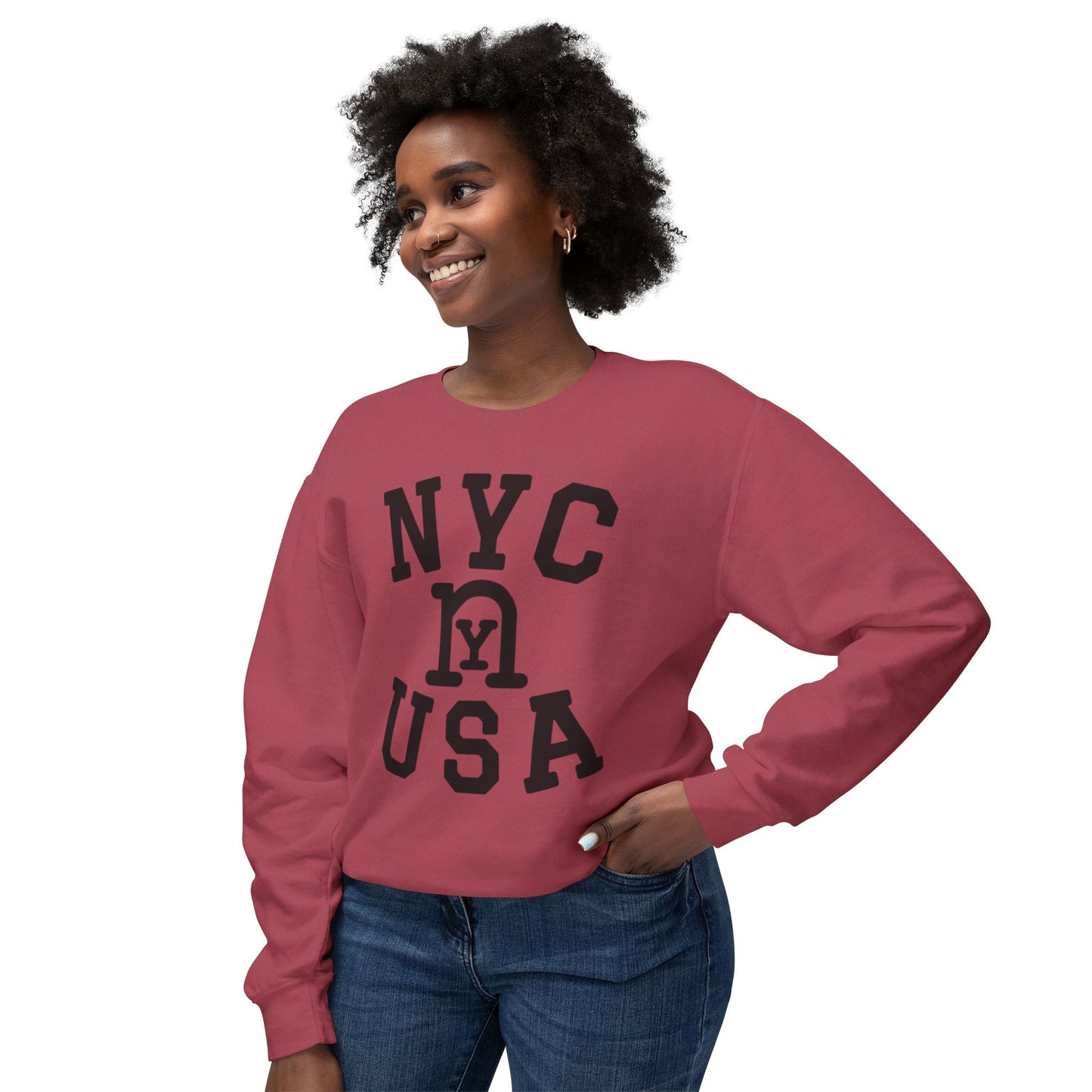 nY Lightweight Crewneck Sweatshirt (available in 13 colors)