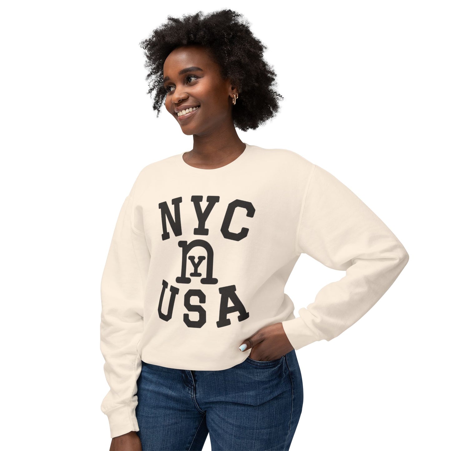 nY Lightweight Crewneck Sweatshirt (available in 13 colors)