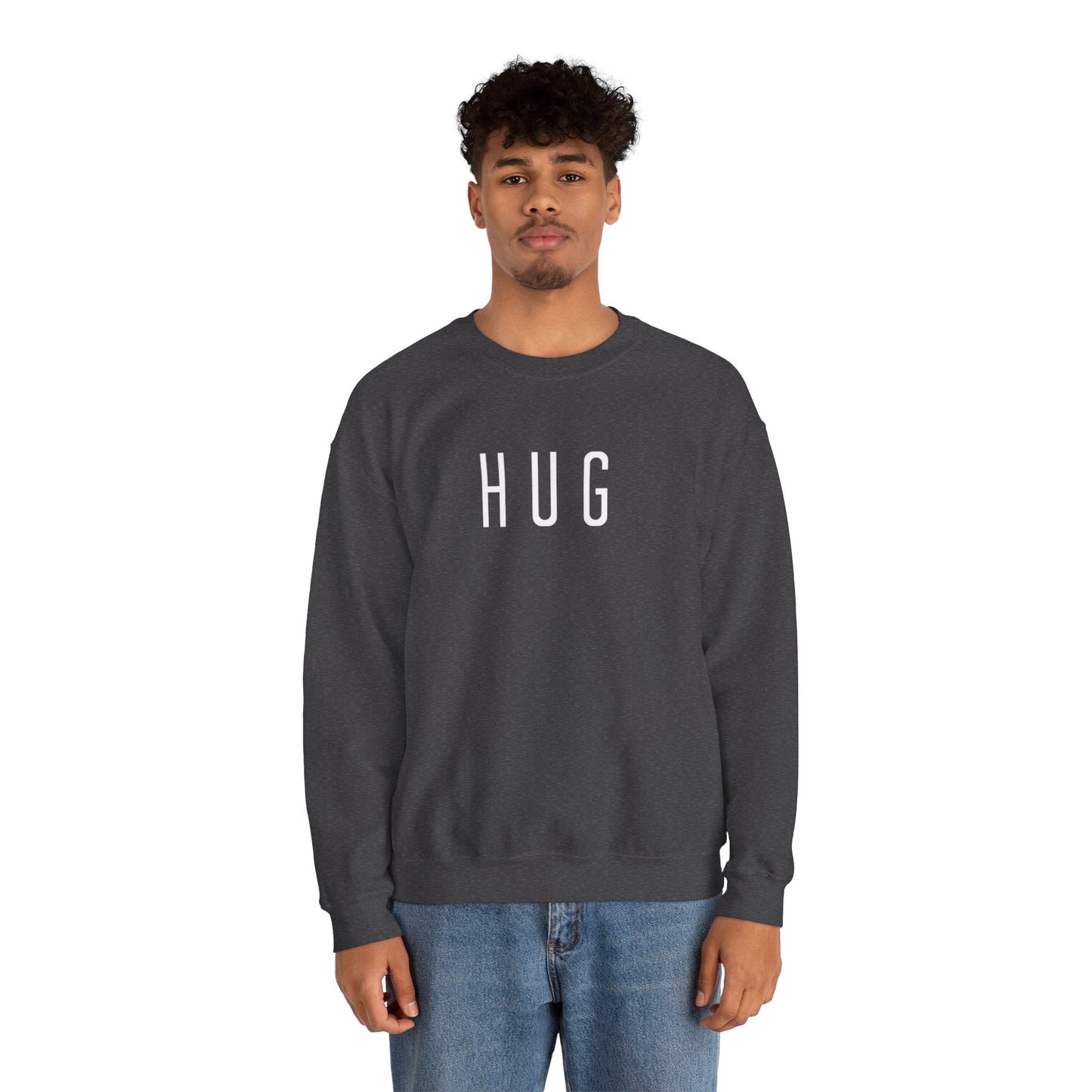 H U G(Hustle University Graduate) Heavy Blend™ Crewneck Sweatshirt