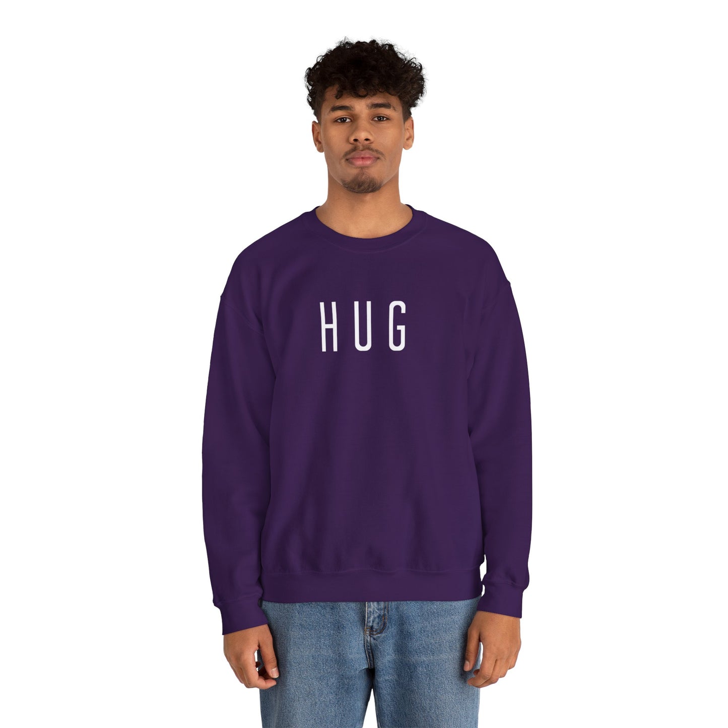 H U G(Hustle University Graduate) Heavy Blend™ Crewneck Sweatshirt