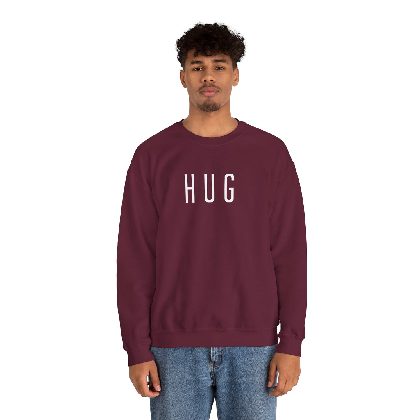 H U G(Hustle University Graduate) Heavy Blend™ Crewneck Sweatshirt