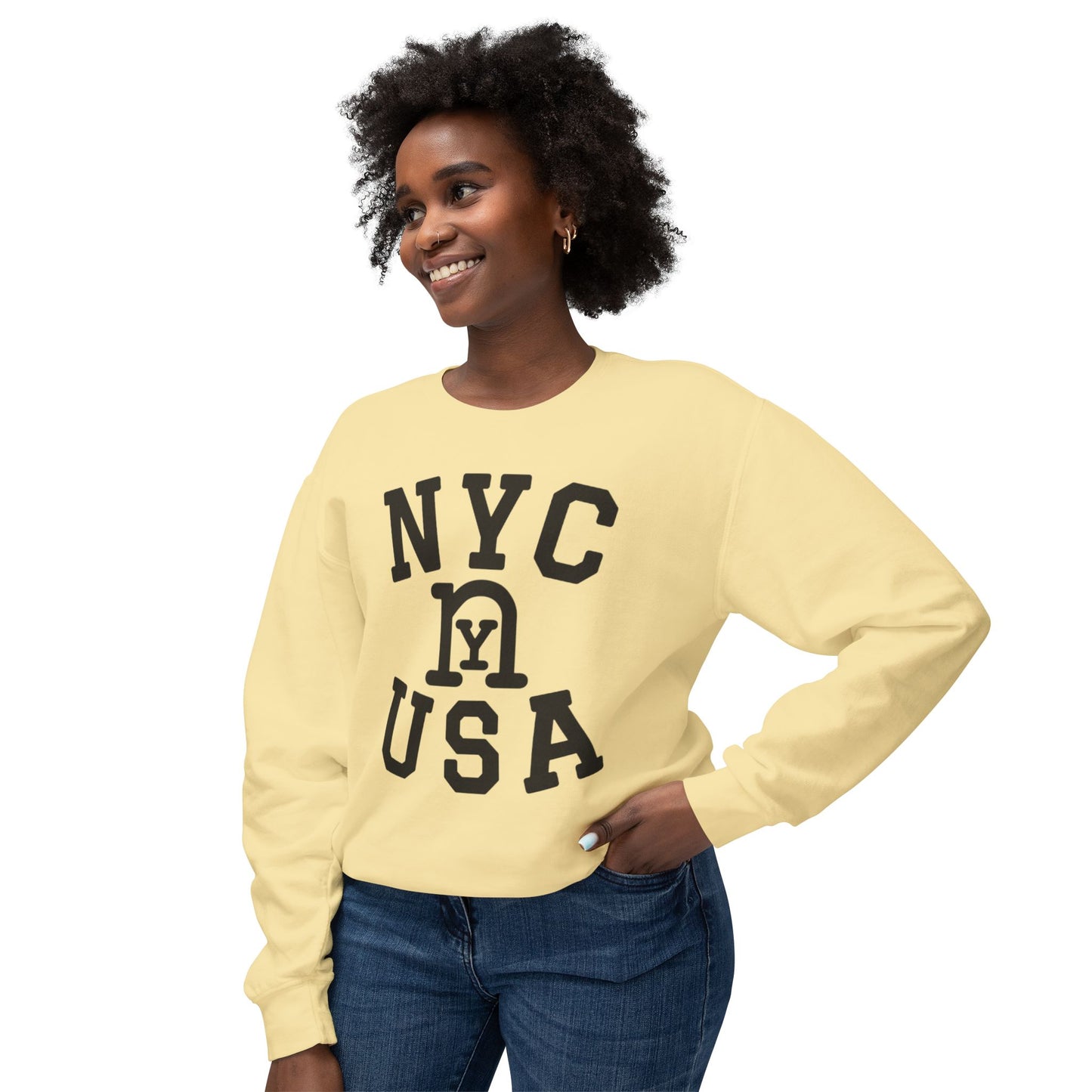 nY Lightweight Crewneck Sweatshirt (available in 13 colors)