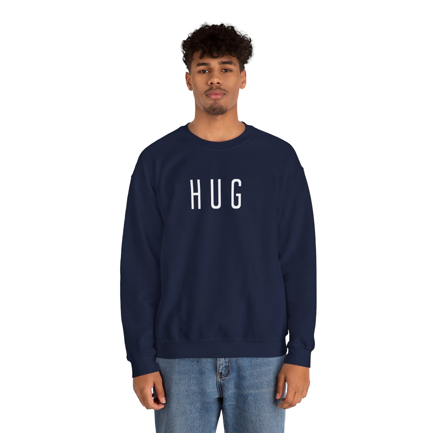 H U G(Hustle University Graduate) Heavy Blend™ Crewneck Sweatshirt