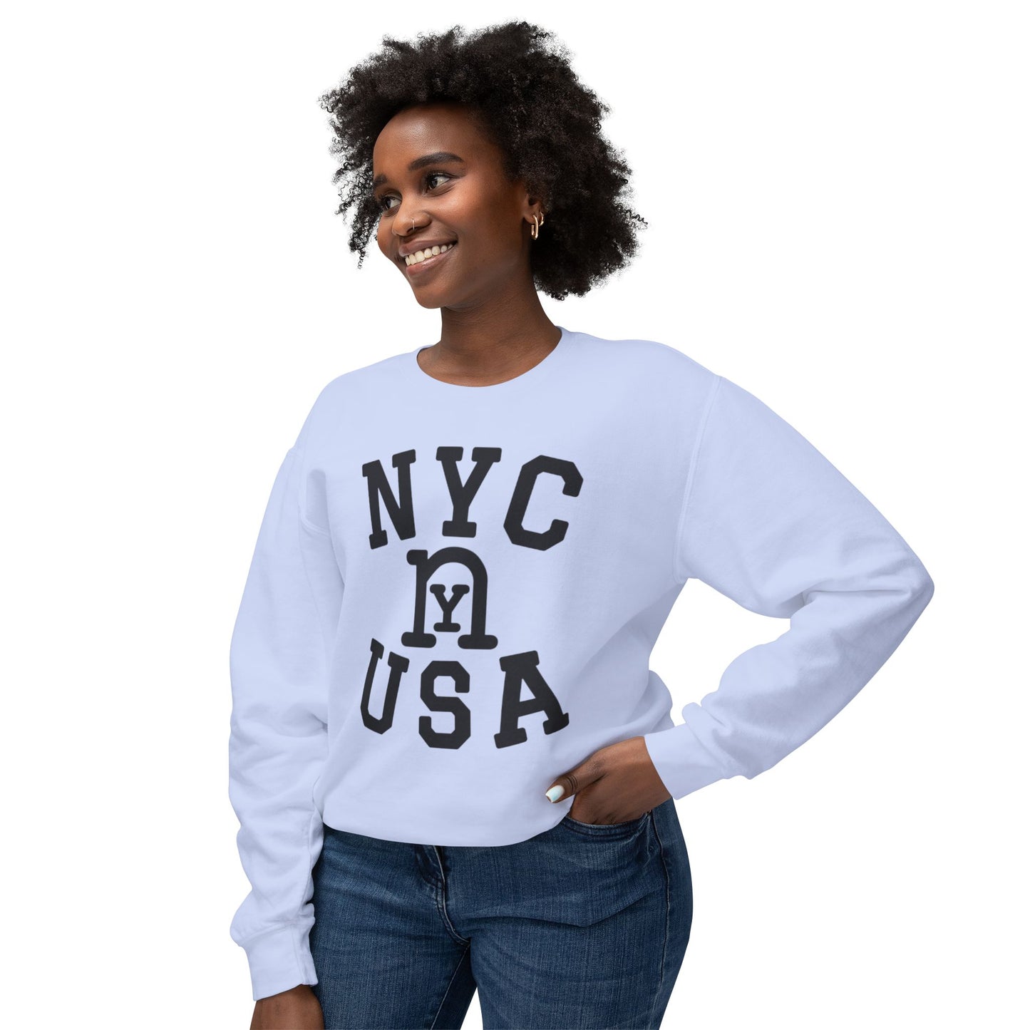 nY Lightweight Crewneck Sweatshirt (available in 13 colors)