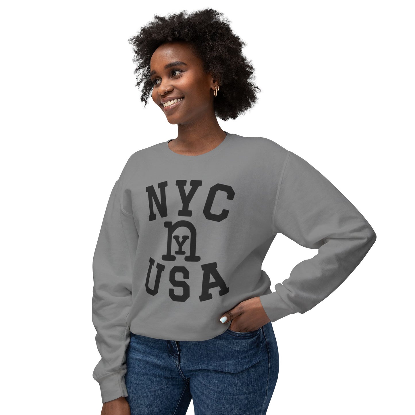 nY Lightweight Crewneck Sweatshirt (available in 13 colors)