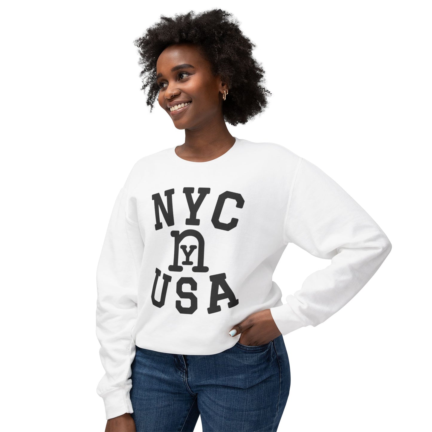 nY Lightweight Crewneck Sweatshirt (available in 13 colors)