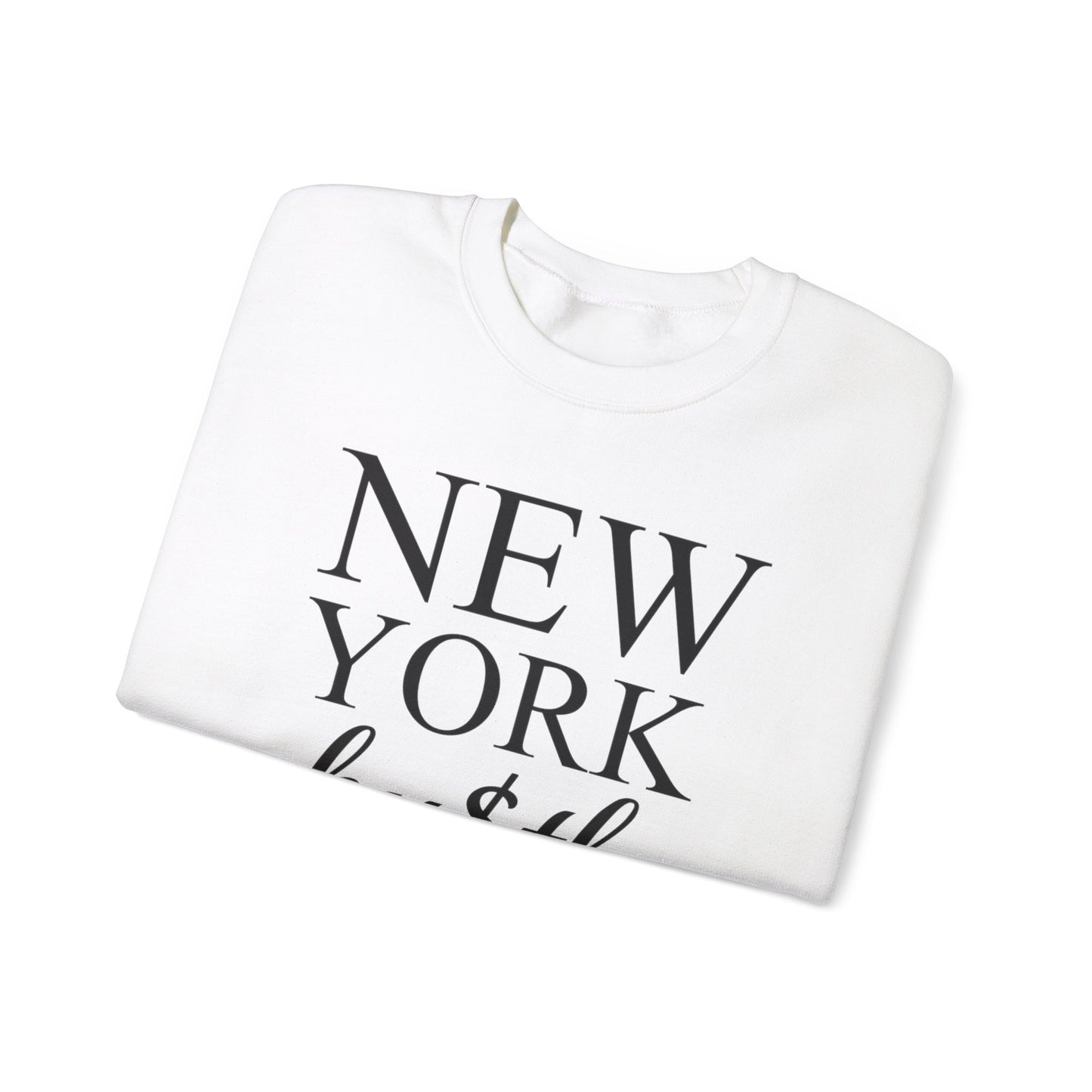 “NEW YORK HU$TLE CITY” Heavy Blend™ Crewneck Sweatshirt