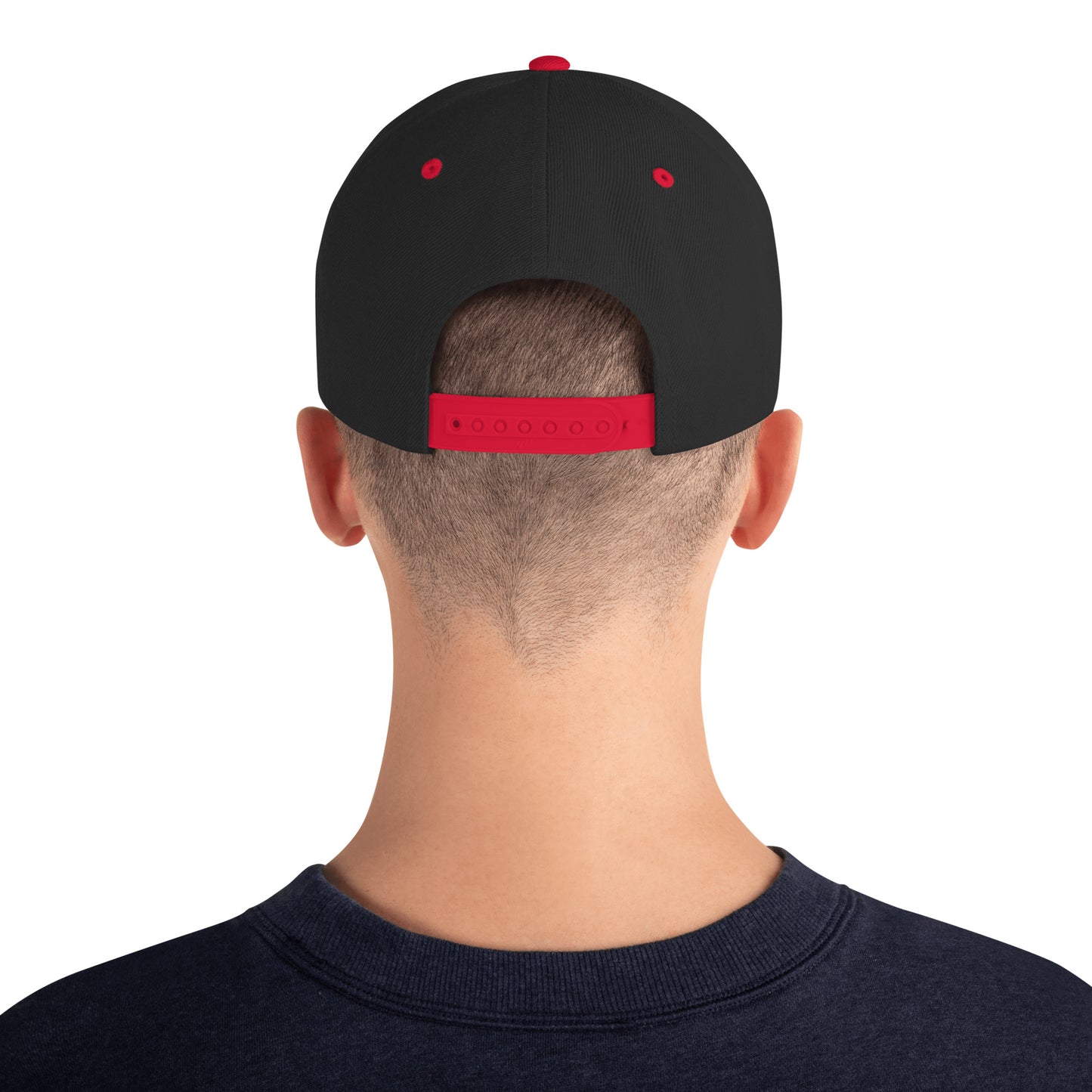 nY Black/Red Snapback Hat