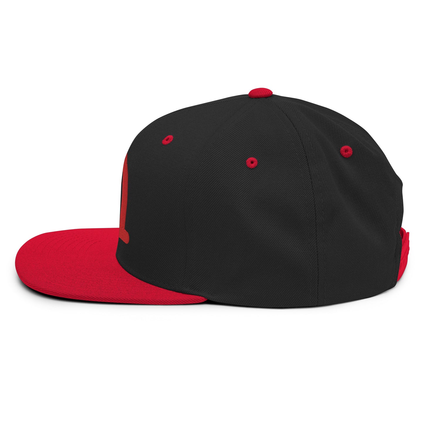 nY Black/Red Snapback Hat