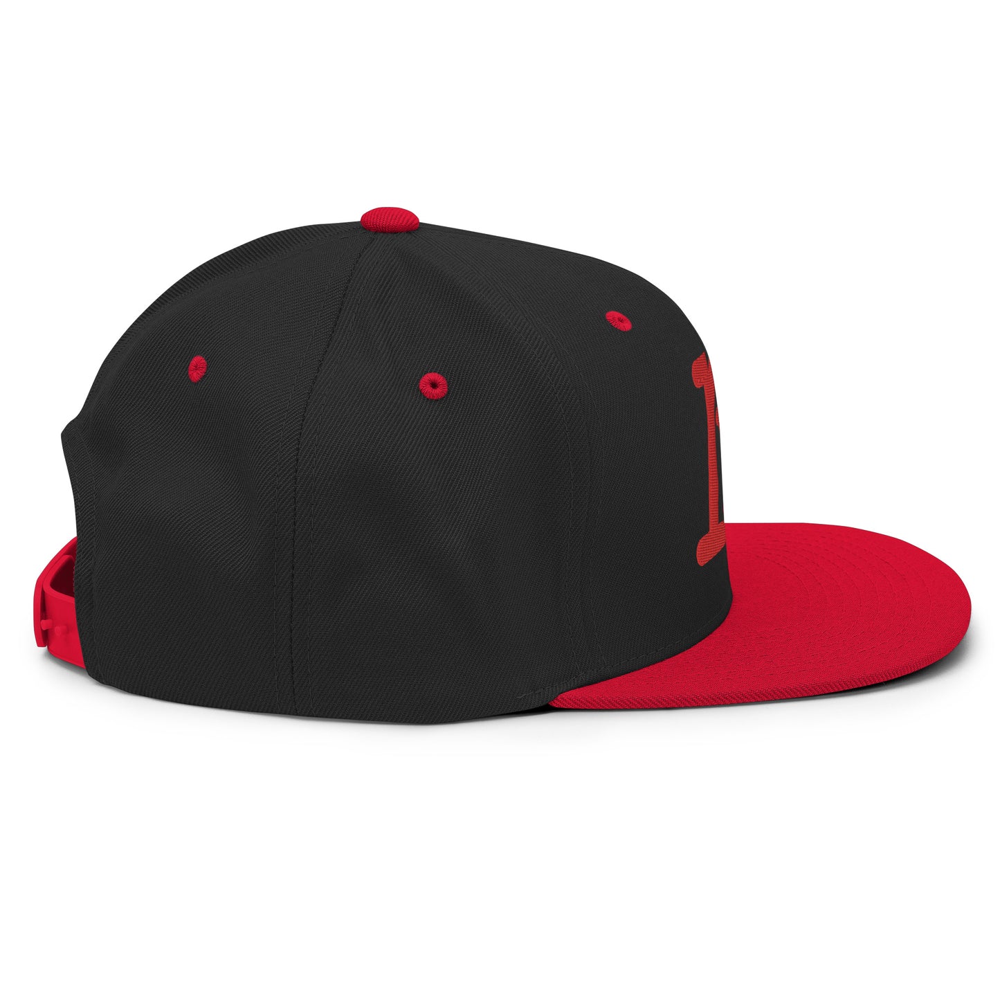 nY Black/Red Snapback Hat