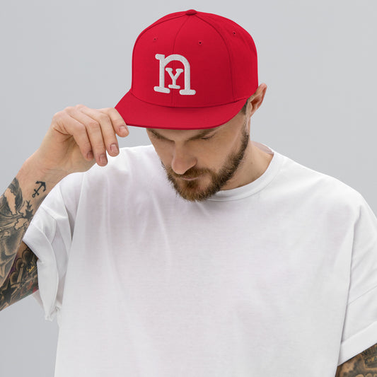 nY Red/White Snapback Hat