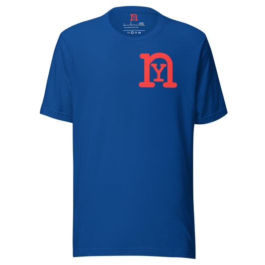 nY Royal Blue /Orange  t-shirt