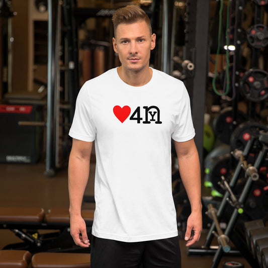 ❤️ 4 nY white t-shirt