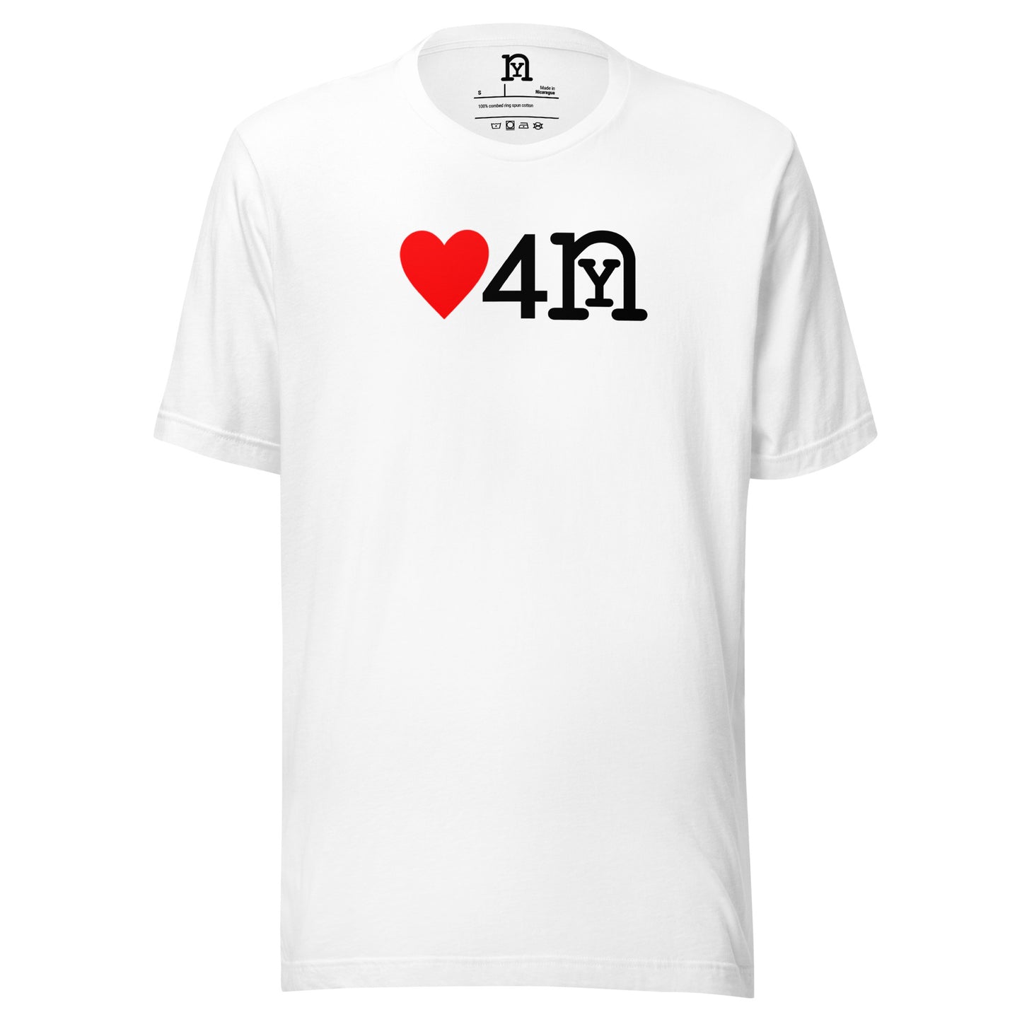 ❤️ 4 nY white t-shirt