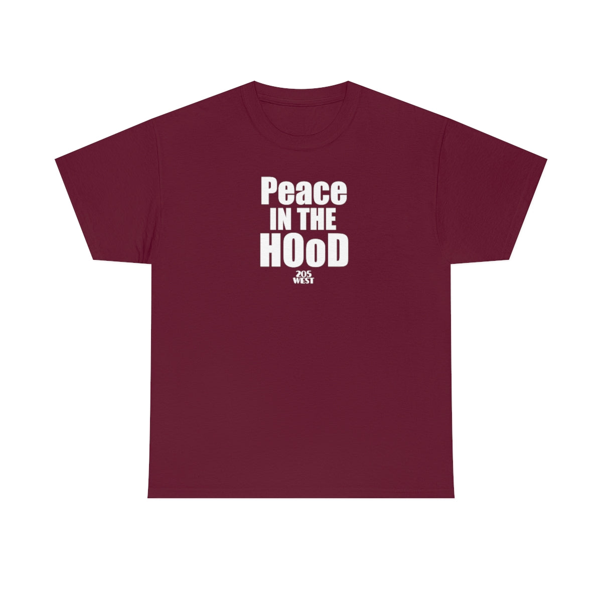 “Peace In The HOoD” Heavy Cotton Tee