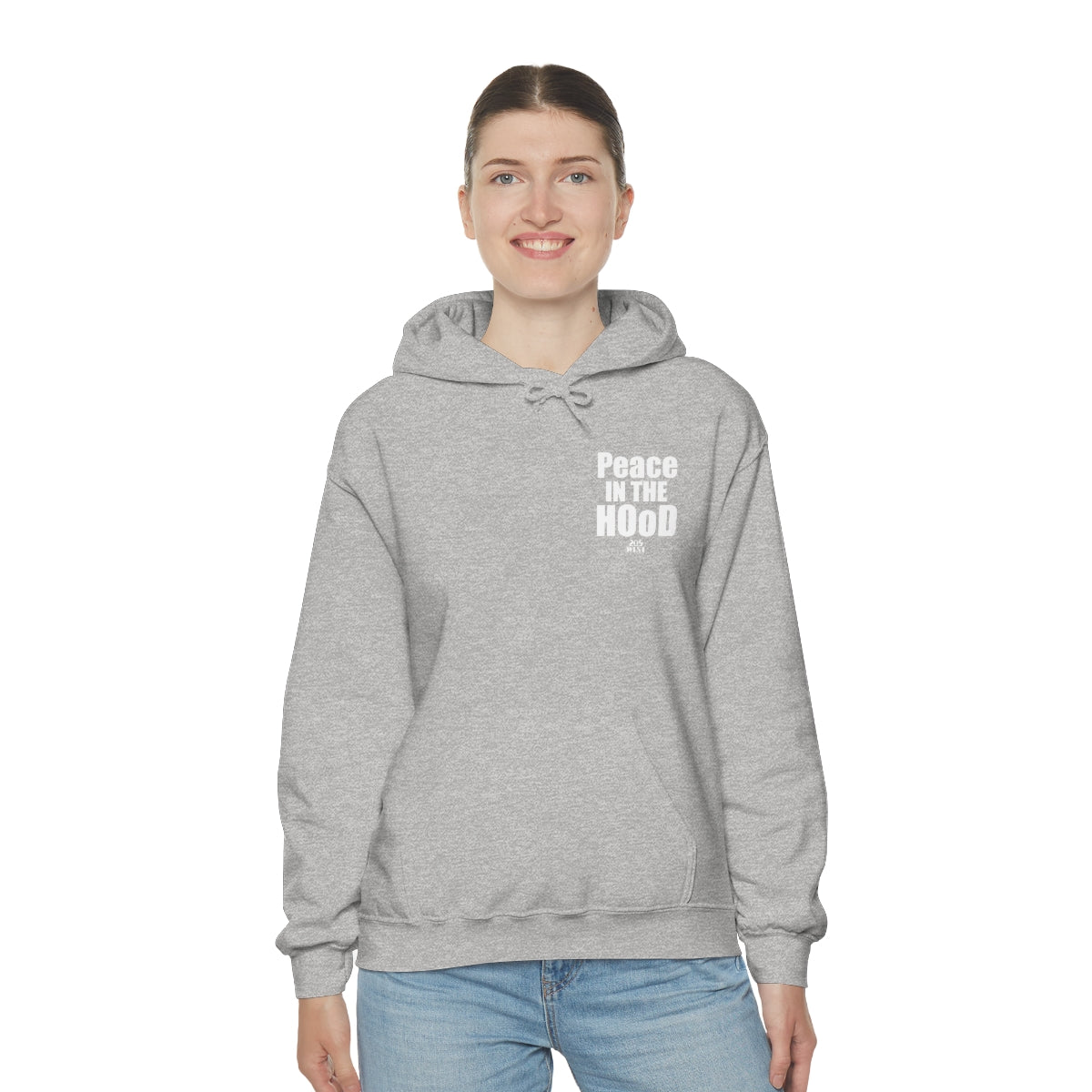 “Peace In The HOoD”  Heavy Blend™ Hooded Sweatshirt