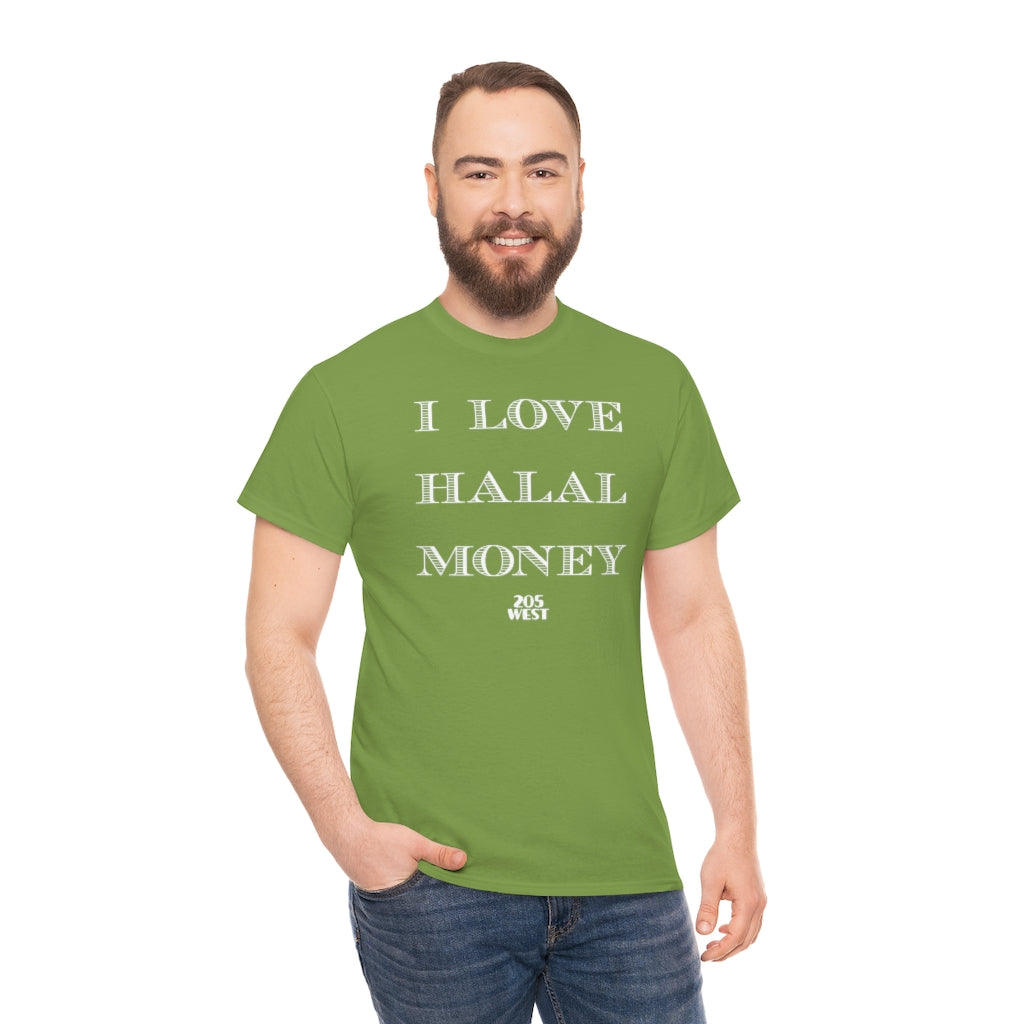 “I LOVE HALAL MONEY” Heavy Cotton Tee