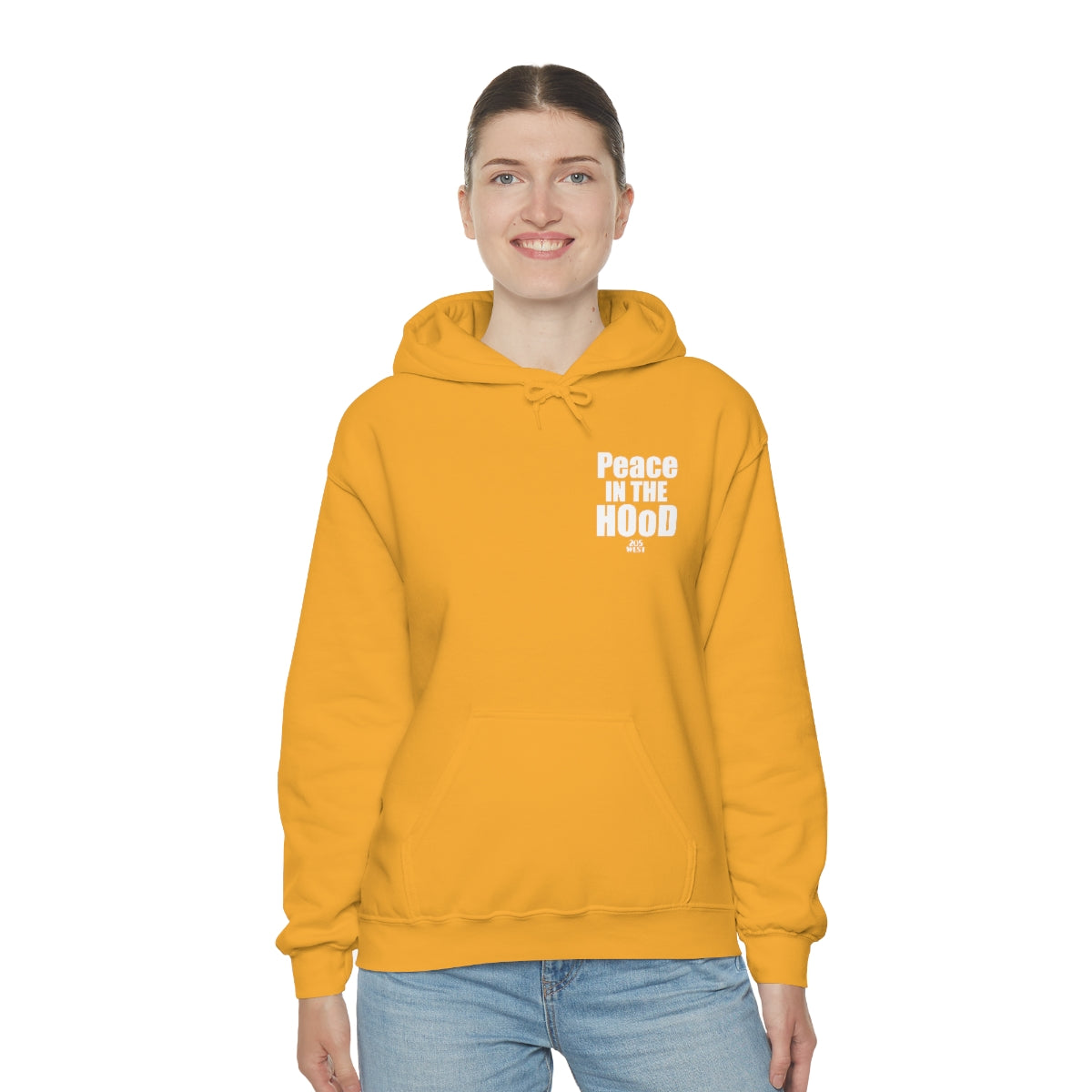“Peace In The HOoD”  Heavy Blend™ Hooded Sweatshirt