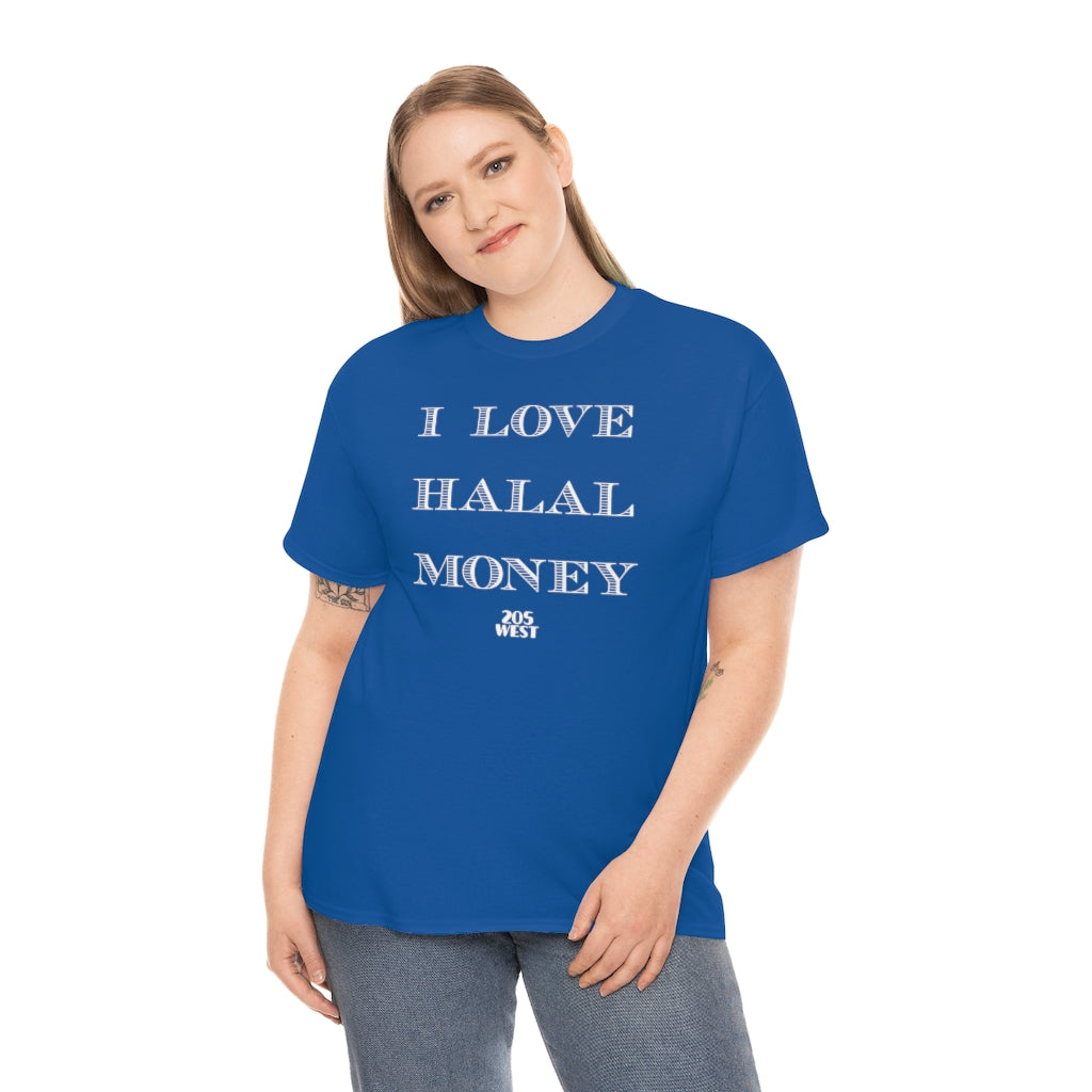 “I LOVE HALAL MONEY” Heavy Cotton Tee