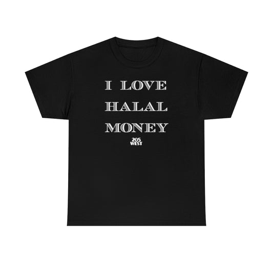 “I LOVE HALAL MONEY” Heavy Cotton Tee