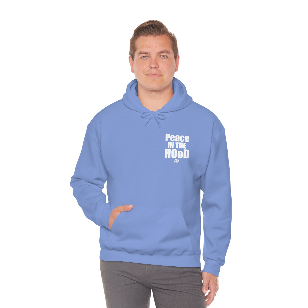 “Peace In The HOoD”  Heavy Blend™ Hooded Sweatshirt