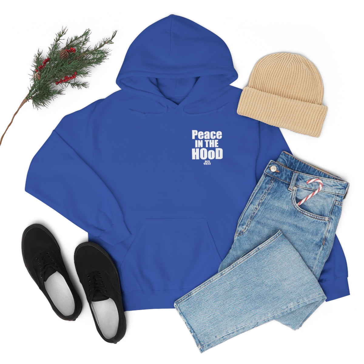 “Peace In The HOoD”  Heavy Blend™ Hooded Sweatshirt