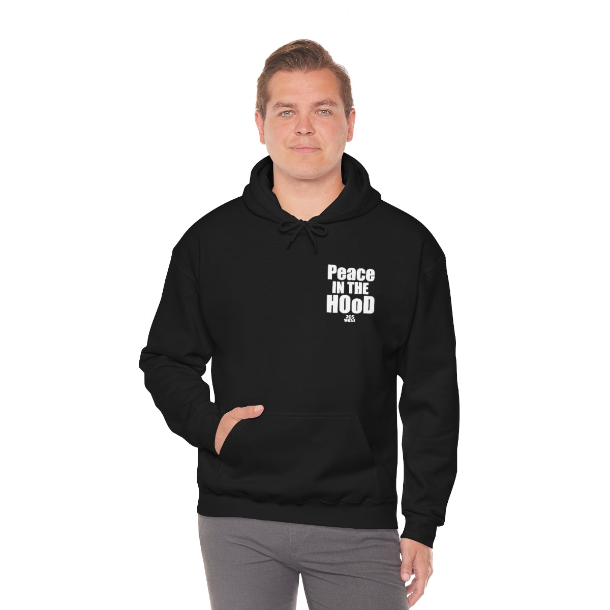 “Peace In The HOoD”  Heavy Blend™ Hooded Sweatshirt