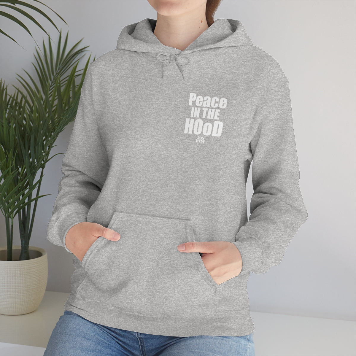“Peace In The HOoD”  Heavy Blend™ Hooded Sweatshirt