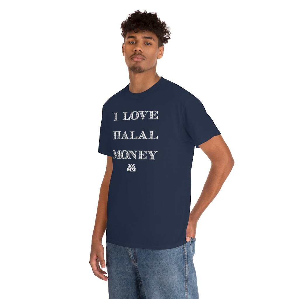 “I LOVE HALAL MONEY” Heavy Cotton Tee