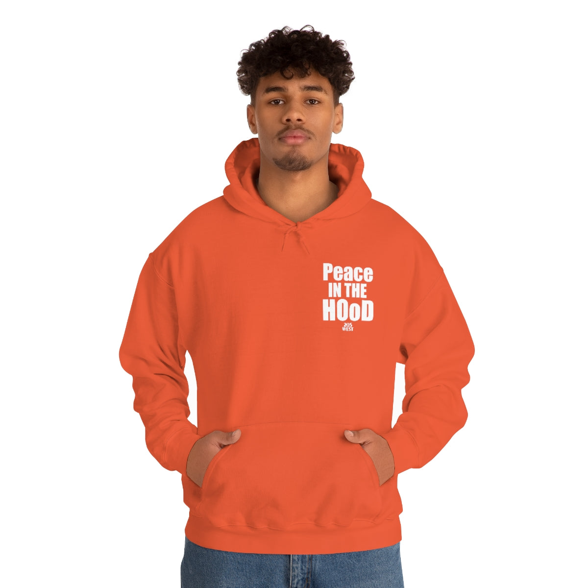 “Peace In The HOoD”  Heavy Blend™ Hooded Sweatshirt