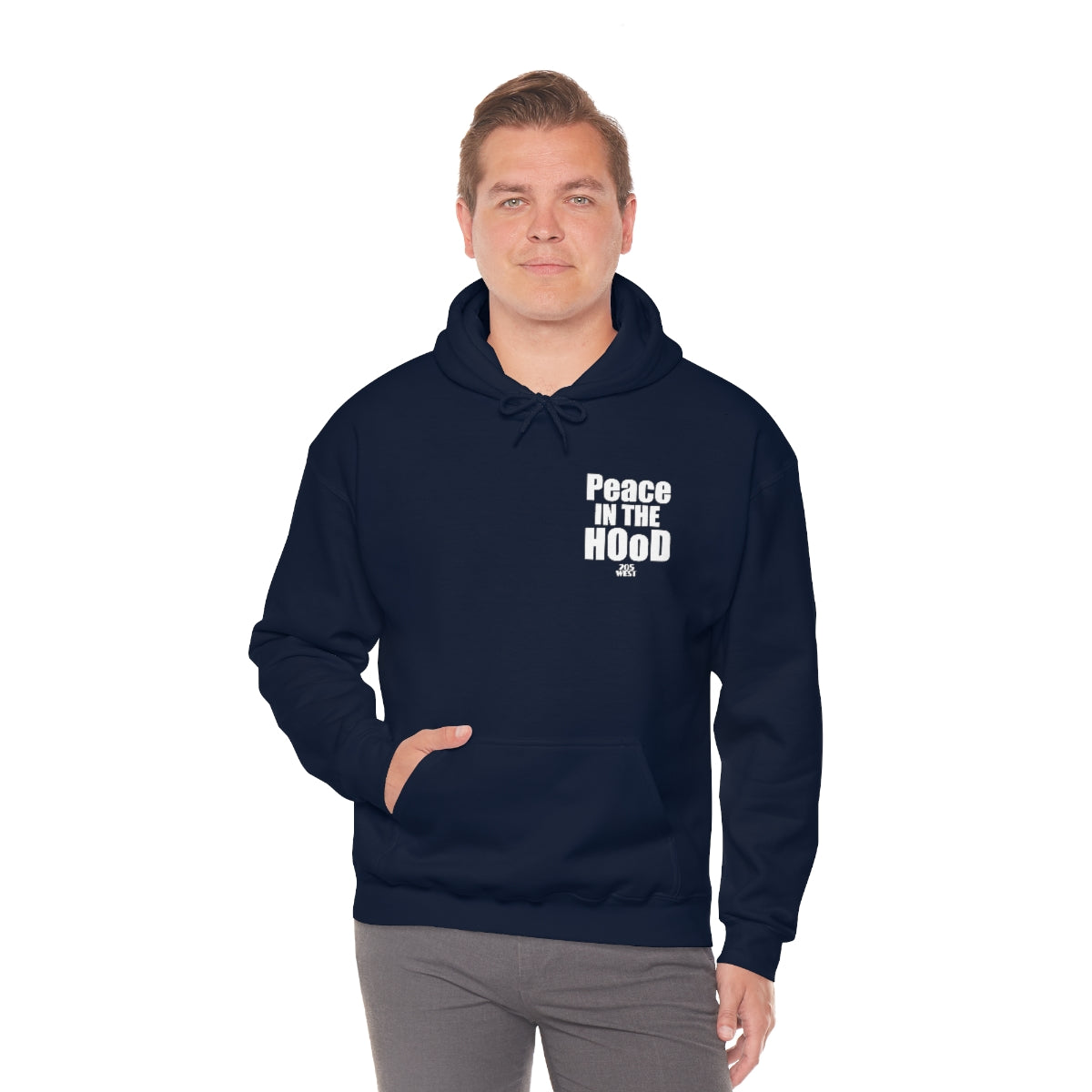 “Peace In The HOoD”  Heavy Blend™ Hooded Sweatshirt