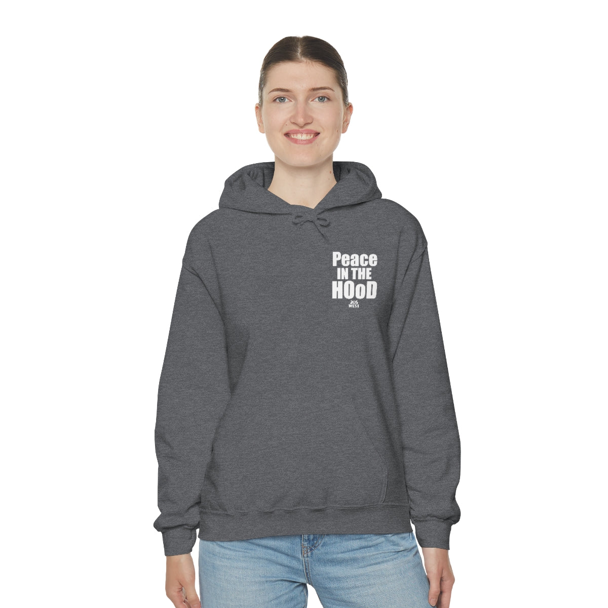 “Peace In The HOoD”  Heavy Blend™ Hooded Sweatshirt