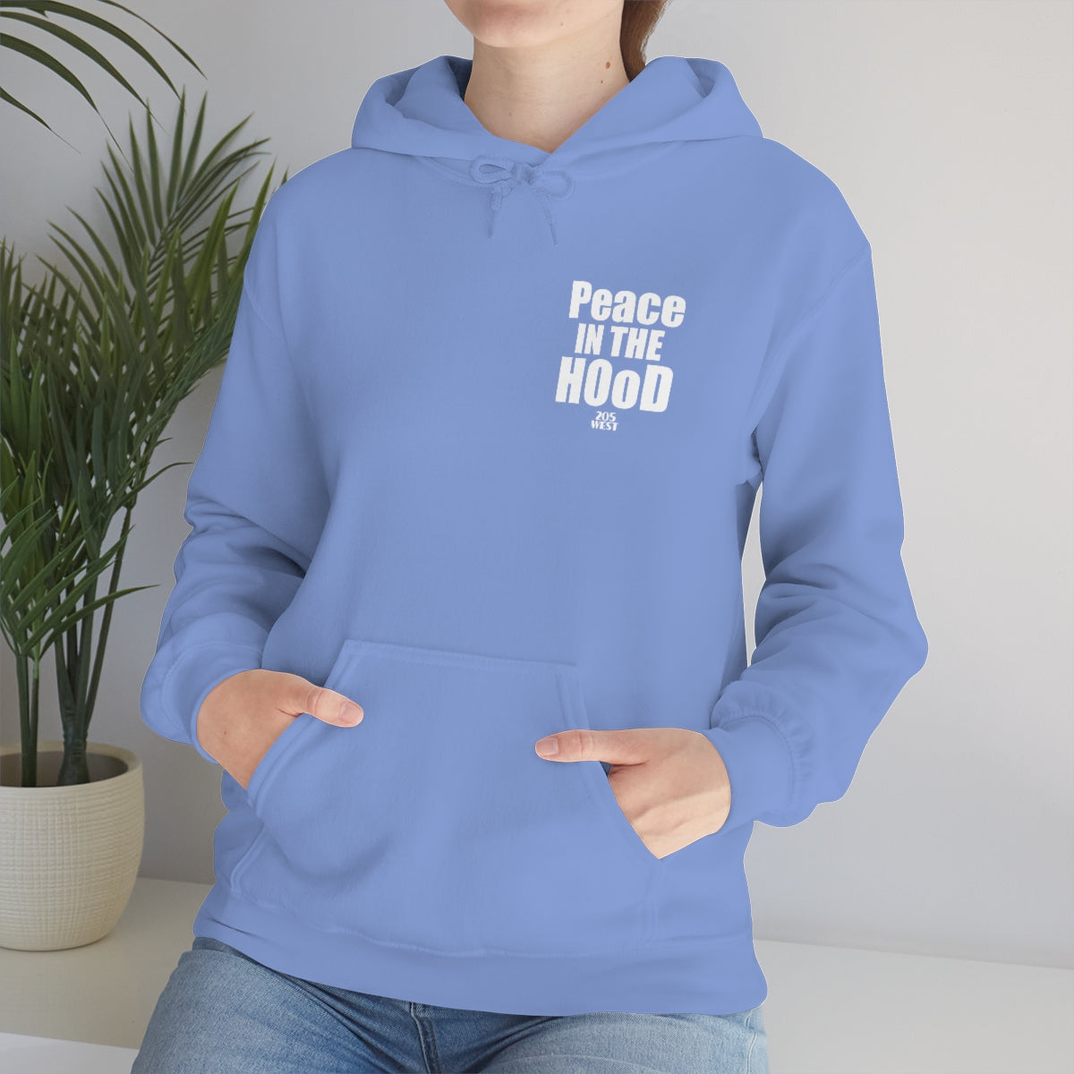 “Peace In The HOoD”  Heavy Blend™ Hooded Sweatshirt