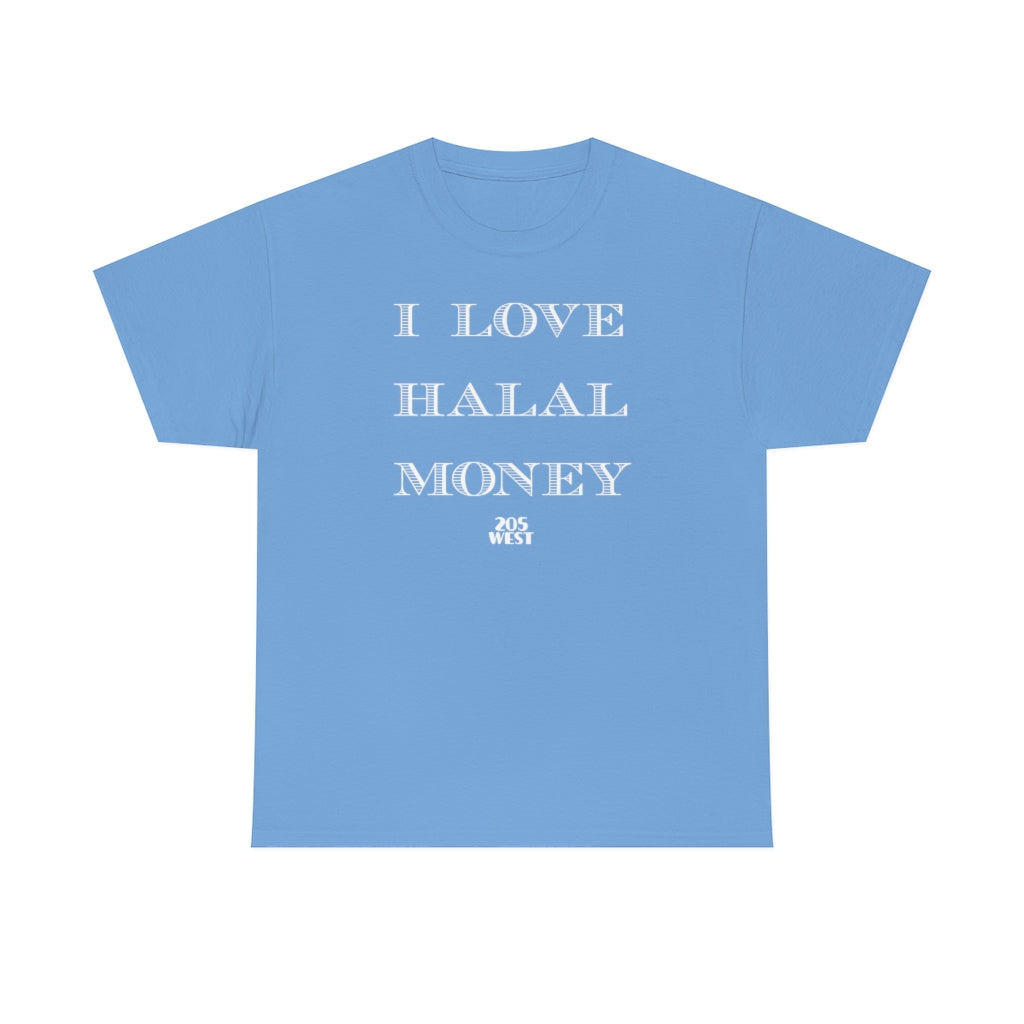 “I LOVE HALAL MONEY” Heavy Cotton Tee