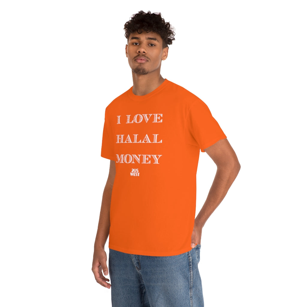 “I LOVE HALAL MONEY” Heavy Cotton Tee