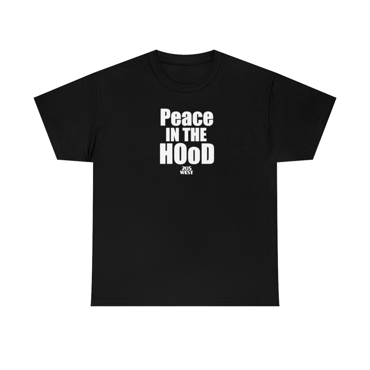 “Peace In The HOoD” Heavy Cotton Tee