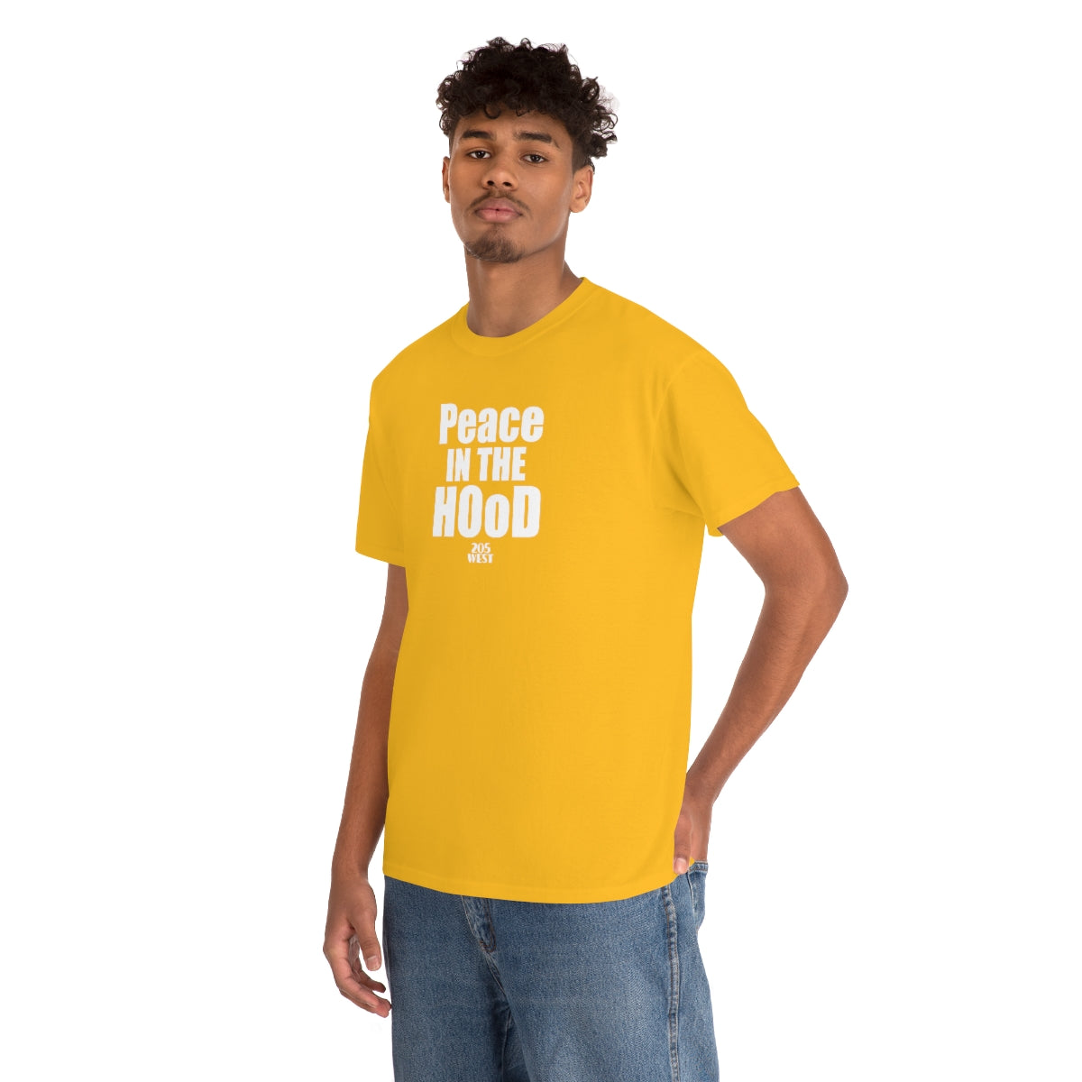 “Peace In The HOoD” Heavy Cotton Tee