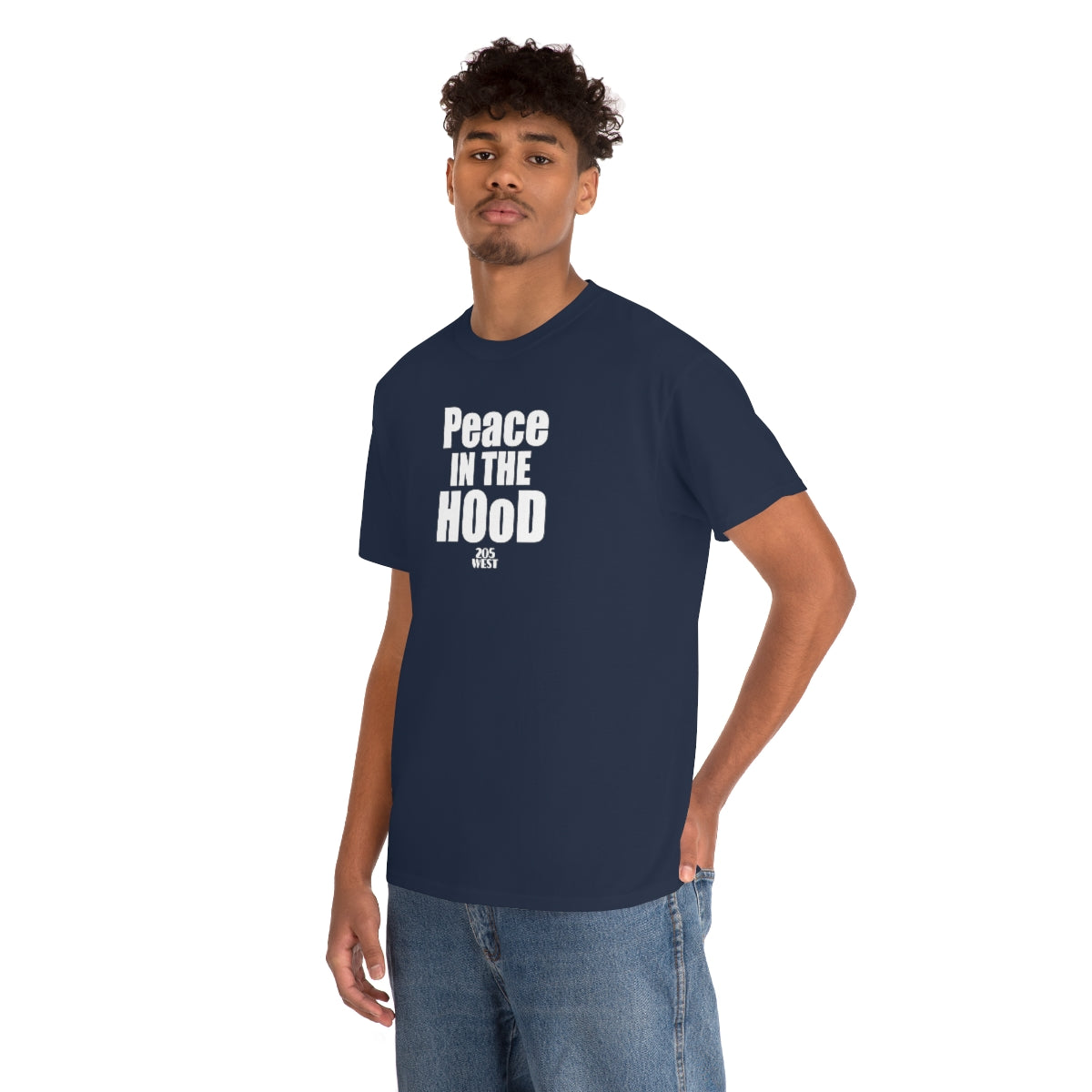 “Peace In The HOoD” Heavy Cotton Tee