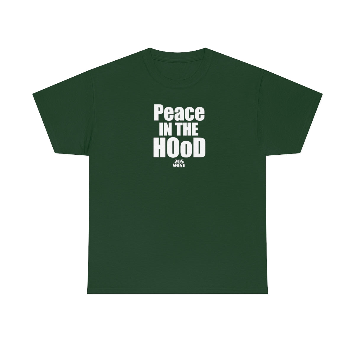 “Peace In The HOoD” Heavy Cotton Tee