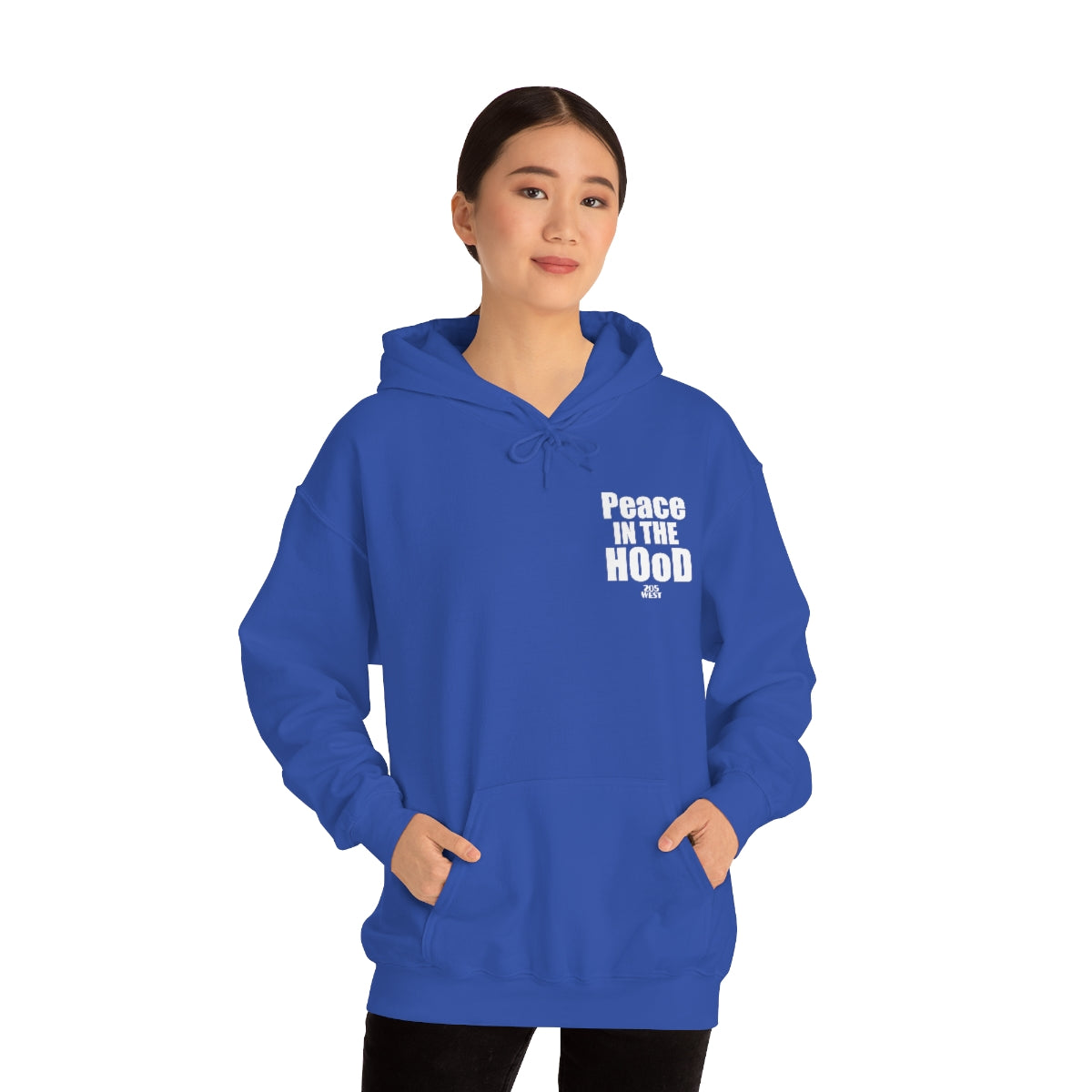 “Peace In The HOoD”  Heavy Blend™ Hooded Sweatshirt